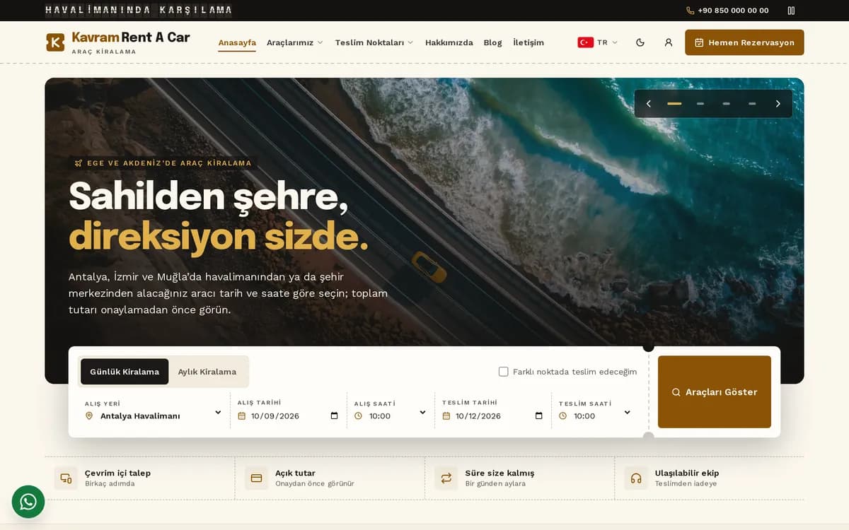 Alquiler de Coches — Terminal