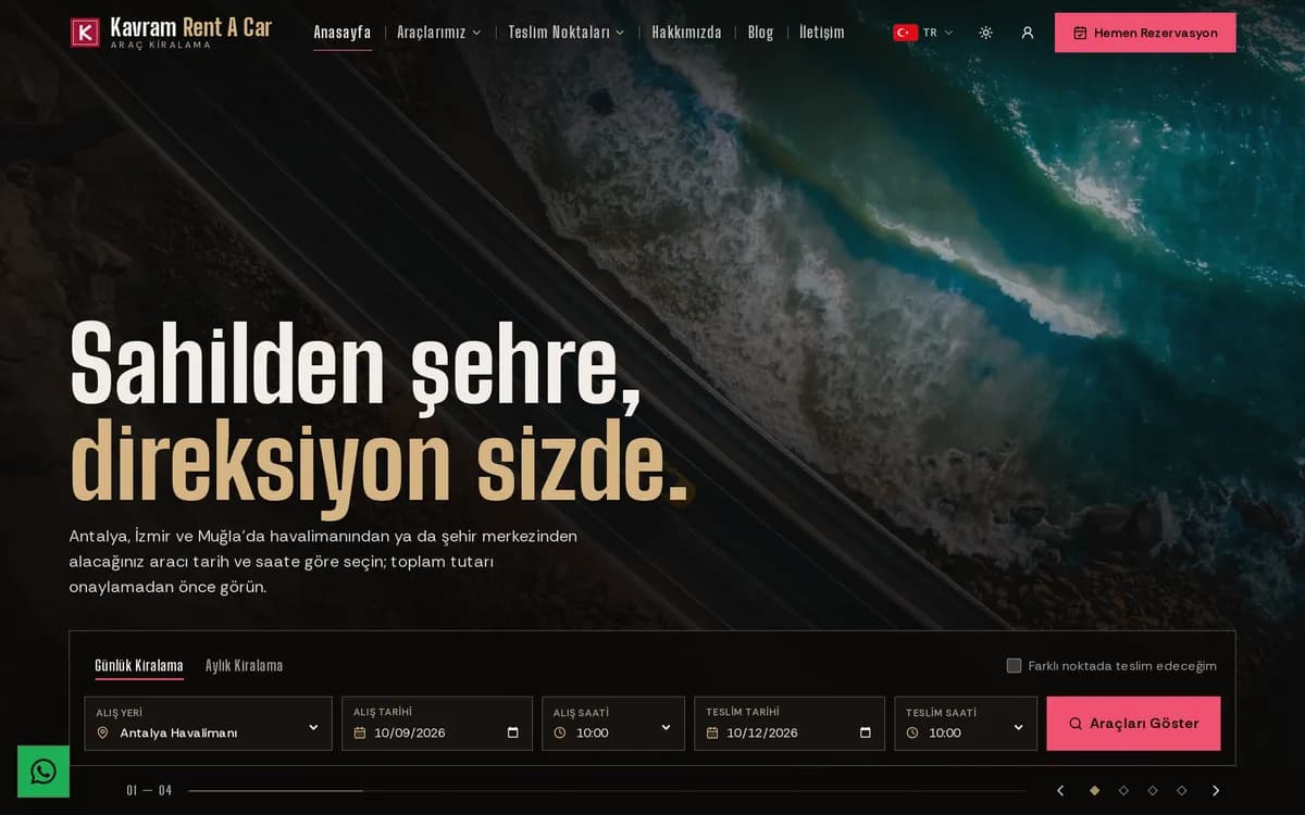 Alquiler de Coches — Cine